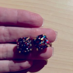 Kate Spade ♠️ New York glitter sparkly earrings